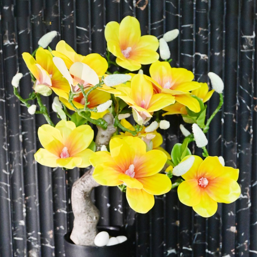 Mini Artificial Spring Blossom Magnolia Tree | 2 Feet