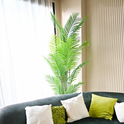 Artificial Areca Palm Plant 21 Leaves With Pot | 6.5 Feet