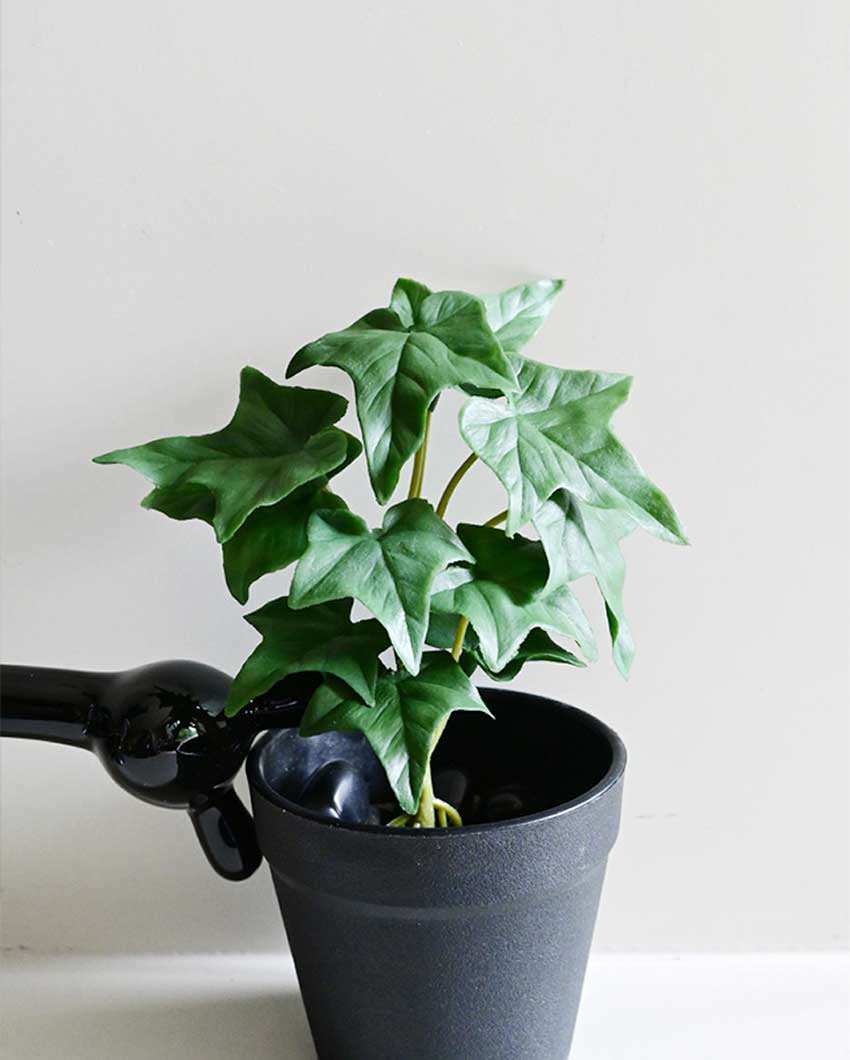 Trailing Artificial Ivy Plant with Basic Pot | 7 inches