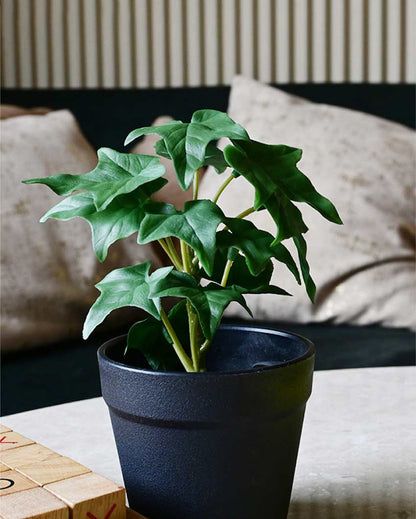 Trailing Artificial Ivy Plant with Basic Pot | 7 inches