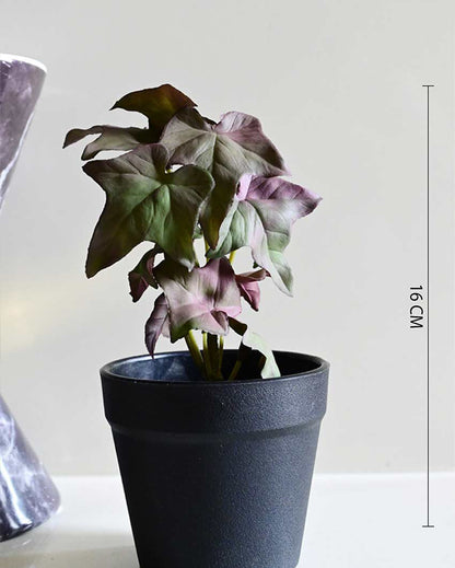 Trailing Artificial Ivy Plant with Basic Pot | 7 inches