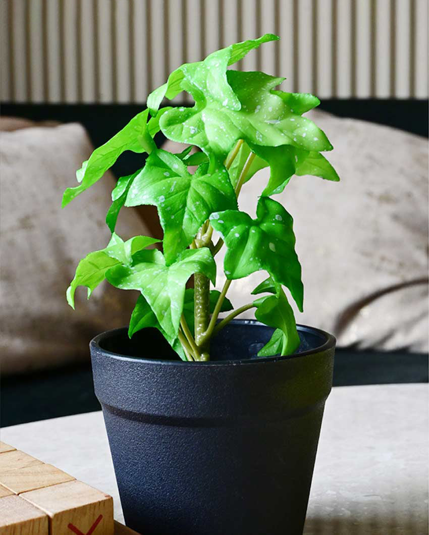 Trailing Artificial Ivy Plant with Basic Pot | 7 inches