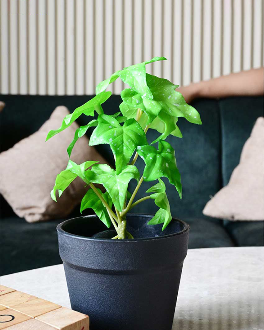 Trailing Artificial Ivy Plant with Basic Pot | 7 inches