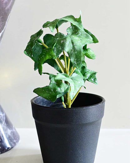 Trailing Artificial Ivy Plant with Basic Pot | 7 inches