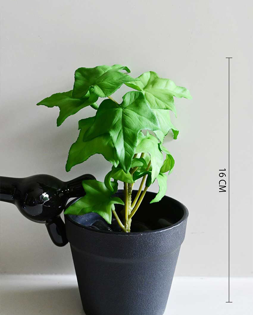 Trailing Artificial Ivy Plant with Basic Pot | 7 inches