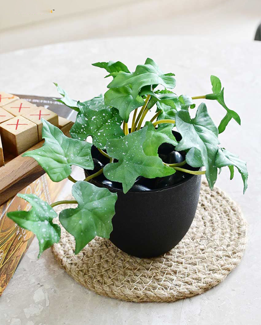 Lifelike Artificial Ivy Plant with Basic Pot | 6 inches