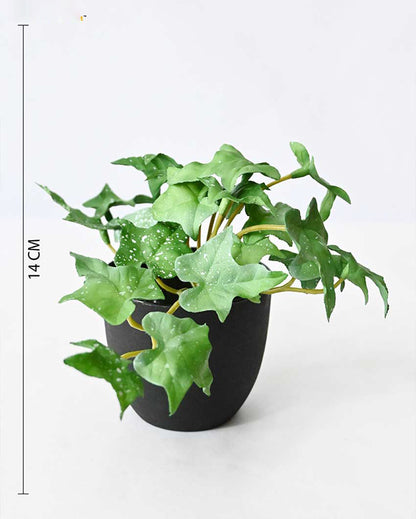 Lifelike Artificial Ivy Plant with Basic Pot | 6 inches