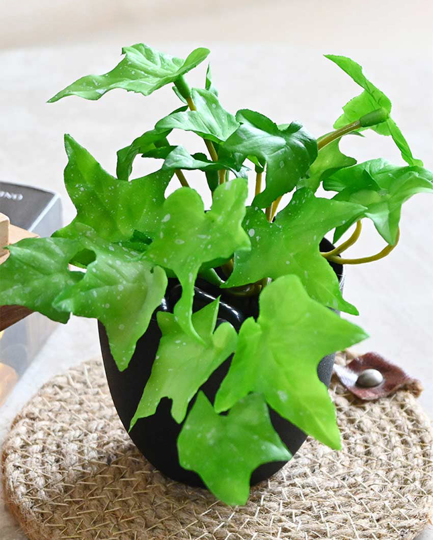 Lifelike Artificial Ivy Plant with Basic Pot | 6 inches