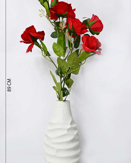 Classic Artificial Rose Flower Stick Plant Without Vase | 3 Feet