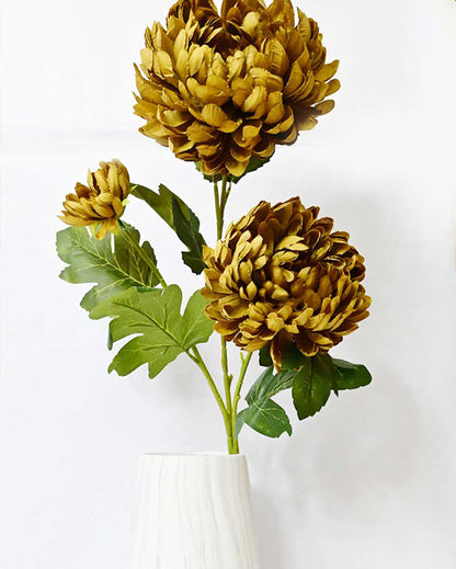 Attractive Artificial Peony Flower Stick Plant Without Vase | 3 Feet