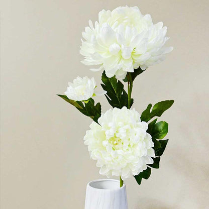 Attractive Artificial Peony Flower Stick Plant Without Vase | 3 Feet