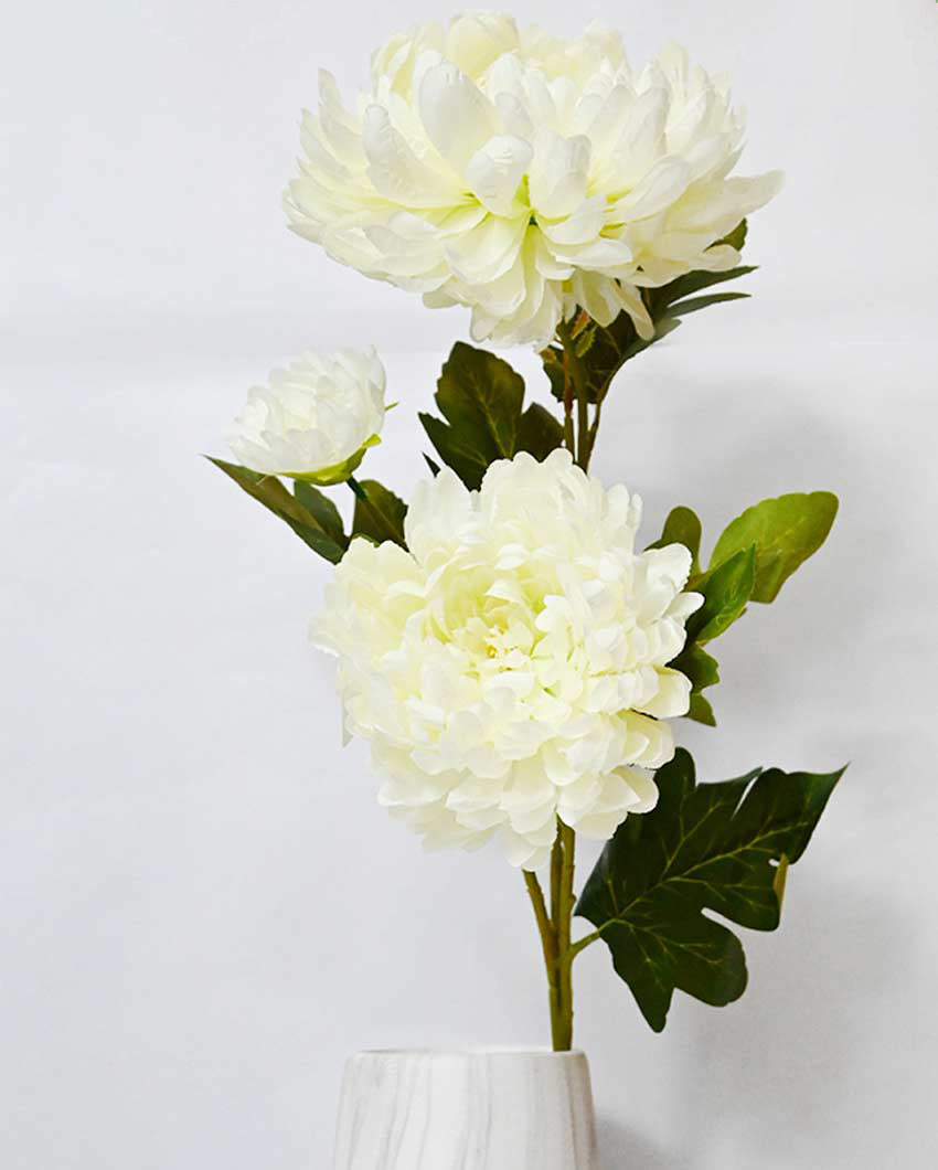 Attractive Artificial Peony Flower Stick Plant Without Vase | 3 Feet