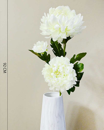 Attractive Artificial Peony Flower Stick Plant Without Vase | 3 Feet