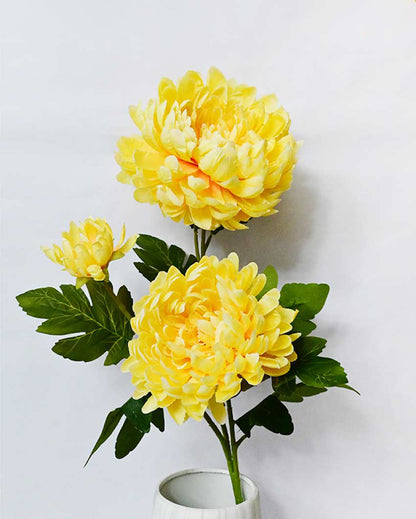 Attractive Artificial Peony Flower Stick Plant Without Vase | 3 Feet