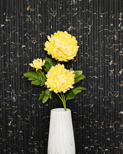 Attractive Artificial Peony Flower Stick Plant Without Vase | 3 Feet