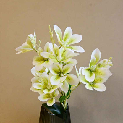 Graceful Artificial Magnolia Flower Stick Without Vase | 34 inches