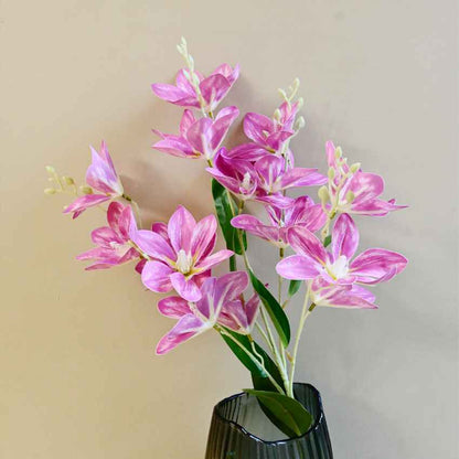 Graceful Artificial Magnolia Flower Stick Without Vase | 34 inches