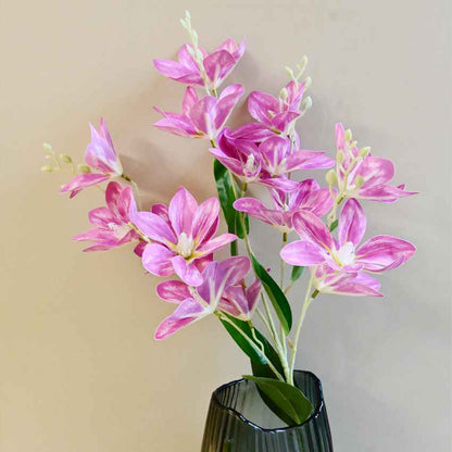 Graceful Artificial Magnolia Flower Stick Without Vase | 34 inches