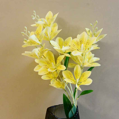 Graceful Artificial Magnolia Flower Stick Without Vase | 34 inches