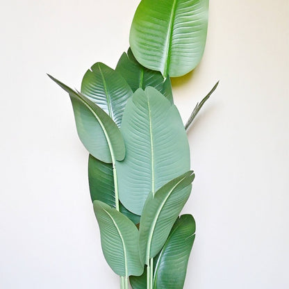 Faux Artificial Banana Leaf Plant With Pot | 6 Feet