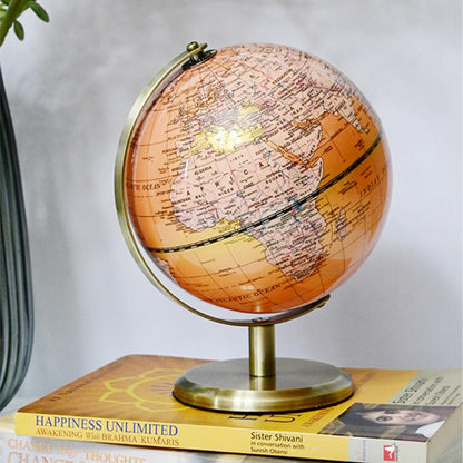Classic Elegance Globe On Metal Stand | 6 x 8 inches