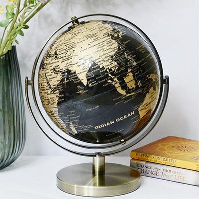 Classic Elegance Globe On Metal Stand | 9 x 11 inches