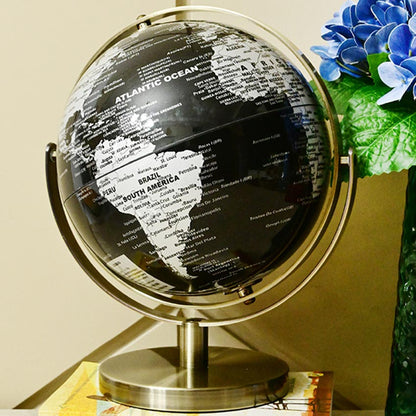 Classic Elegance Globe On Metal Stand | 9 x 11 inches