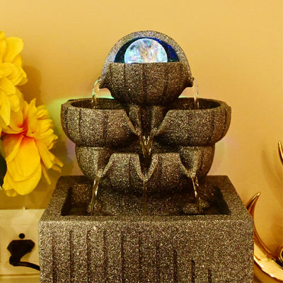 Graceful Serenity Tabletop Water Fountain Accent Decor | 8 x 4 x 10 inches
