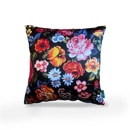 Black Blossom  Cushion Covers | Set Of 5 Default Title