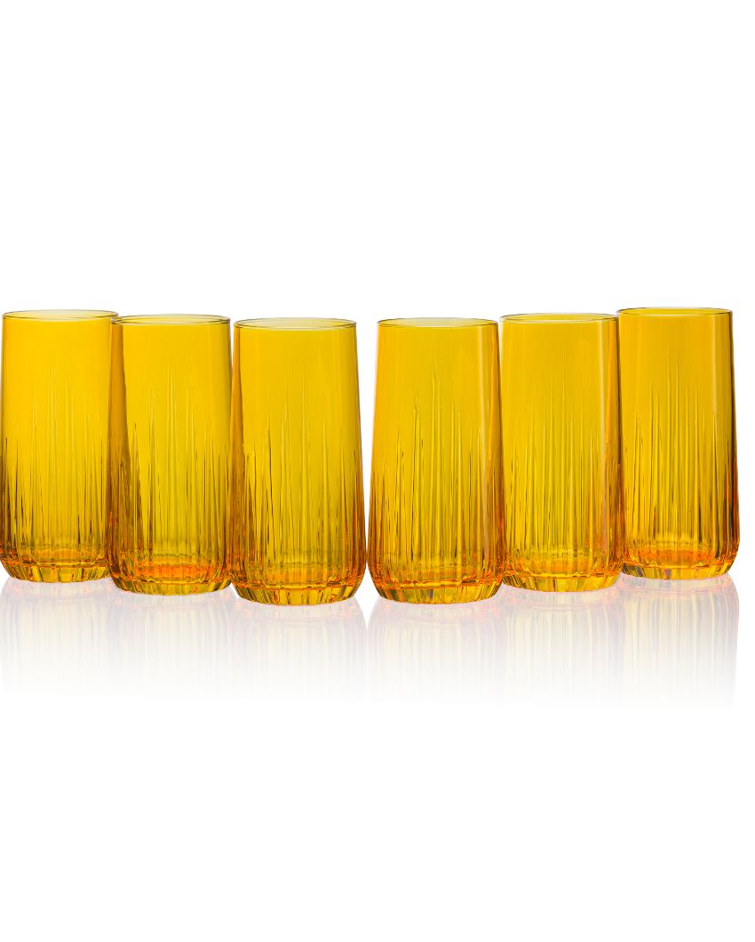 Nova Water Juice Glasses | Set of 6 | 3 x 5 inches | 360ml