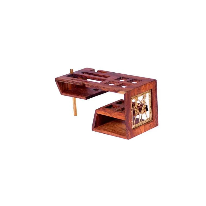 Sheesham Wood Desk Organizer