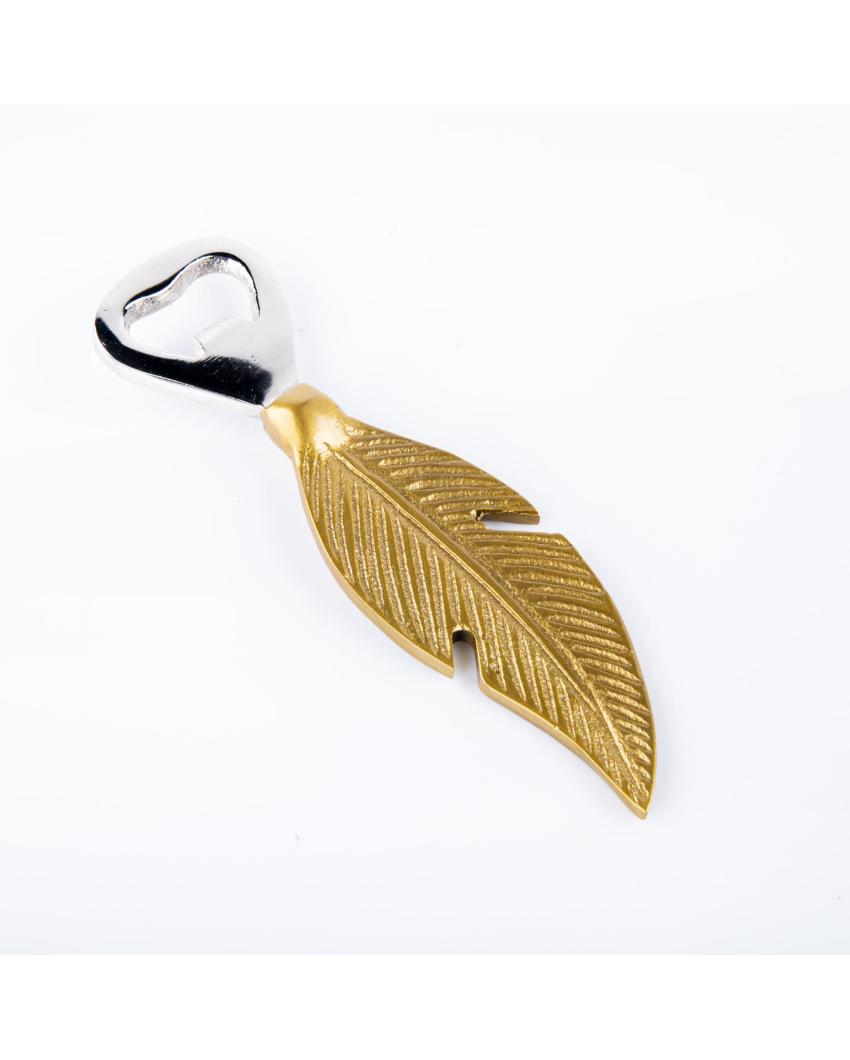 Sleek Feather Bottle Opener | 7 x 2 x 1 inches