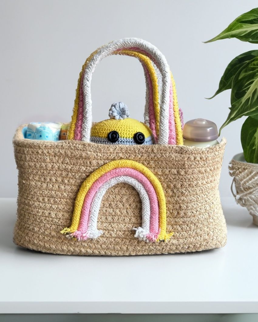 Rainbow Handles Kids Basket