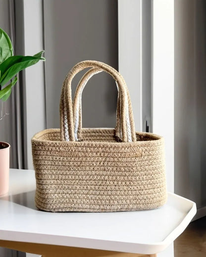 Washable Cotton Storage Basket