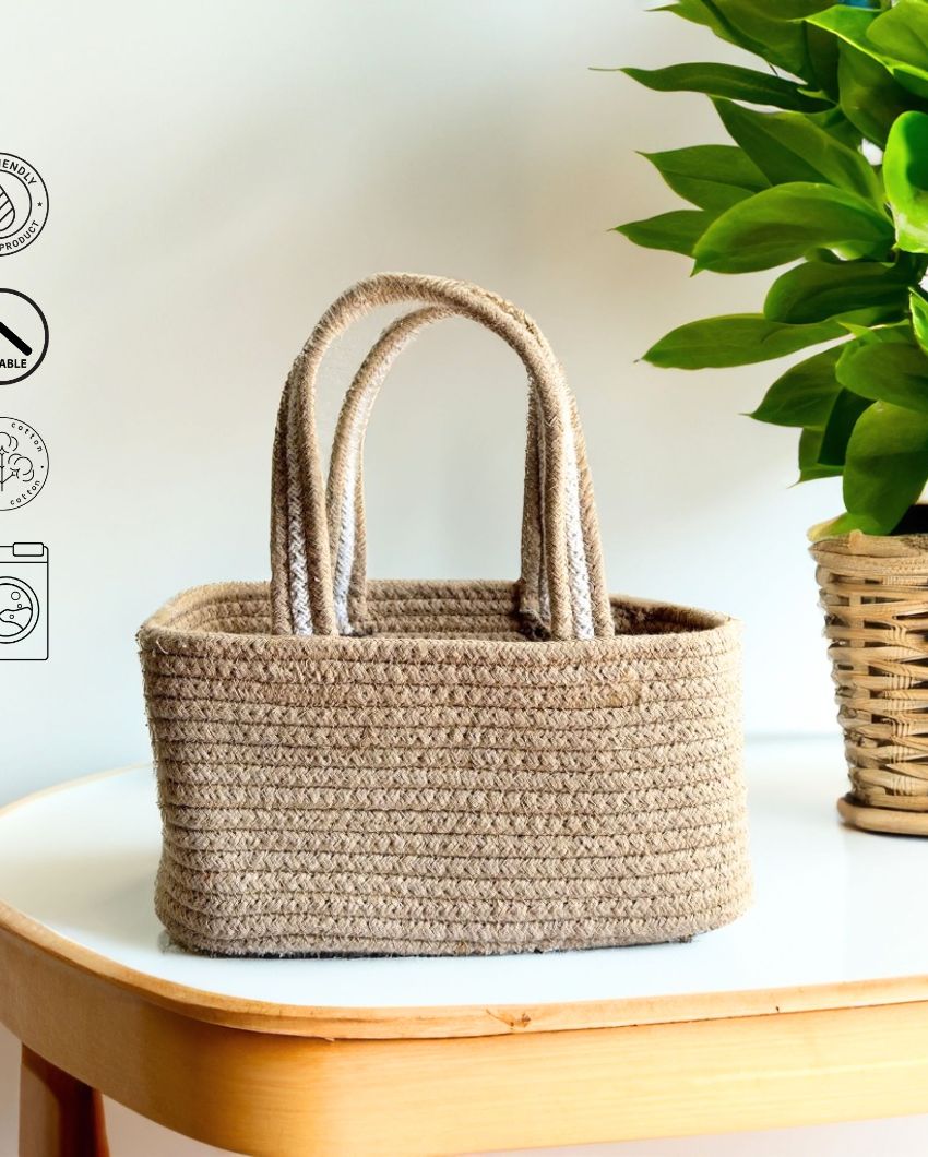 Washable Cotton Storage Basket