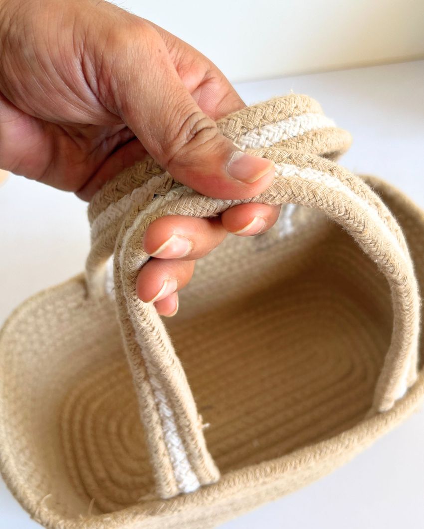 Washable Cotton Storage Basket