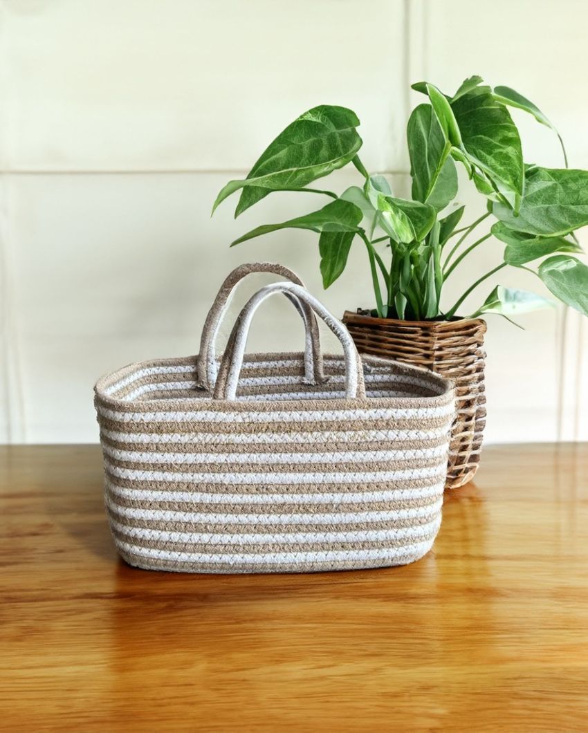 Washable Cotton Storage Basket