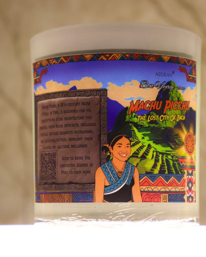 Machu Picchu Destination Jar Candle | 4 x 4 inches