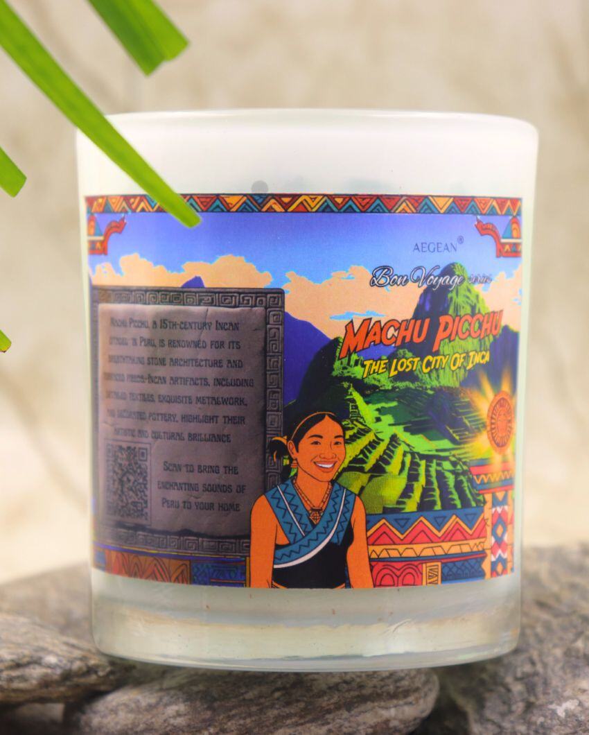 Machu Picchu Destination Jar Candle | 4 x 4 inches