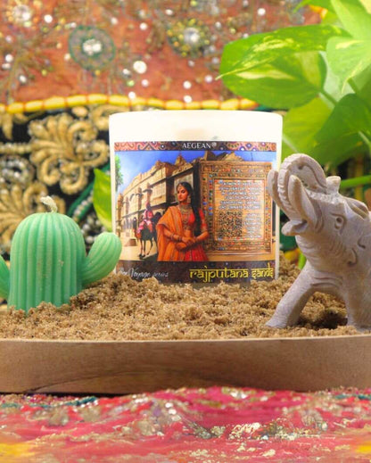 Rajasthan Destination Jar Candle | 4 x 4 inches