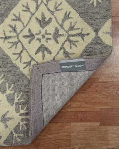 Shale Grey Wool Boston Hand Tufted Carpet | 8x5 ft