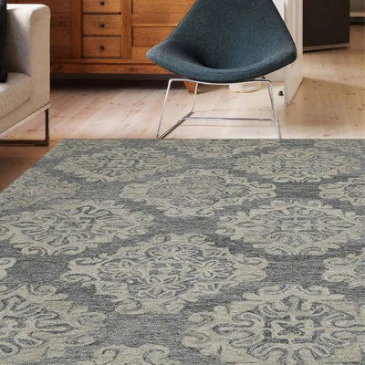 Jelly Bean Wool Boston Hand Tufted Carpet | 8 x 5 Feet