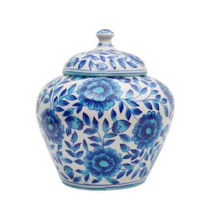 Hydrangeas Handpainted Ceramic Vase Default Title