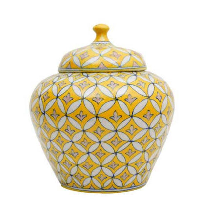 Garden Handpainted Ceramic Vase Default Title