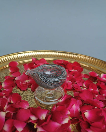 Brahmam Deep Art Glass Puja Diya