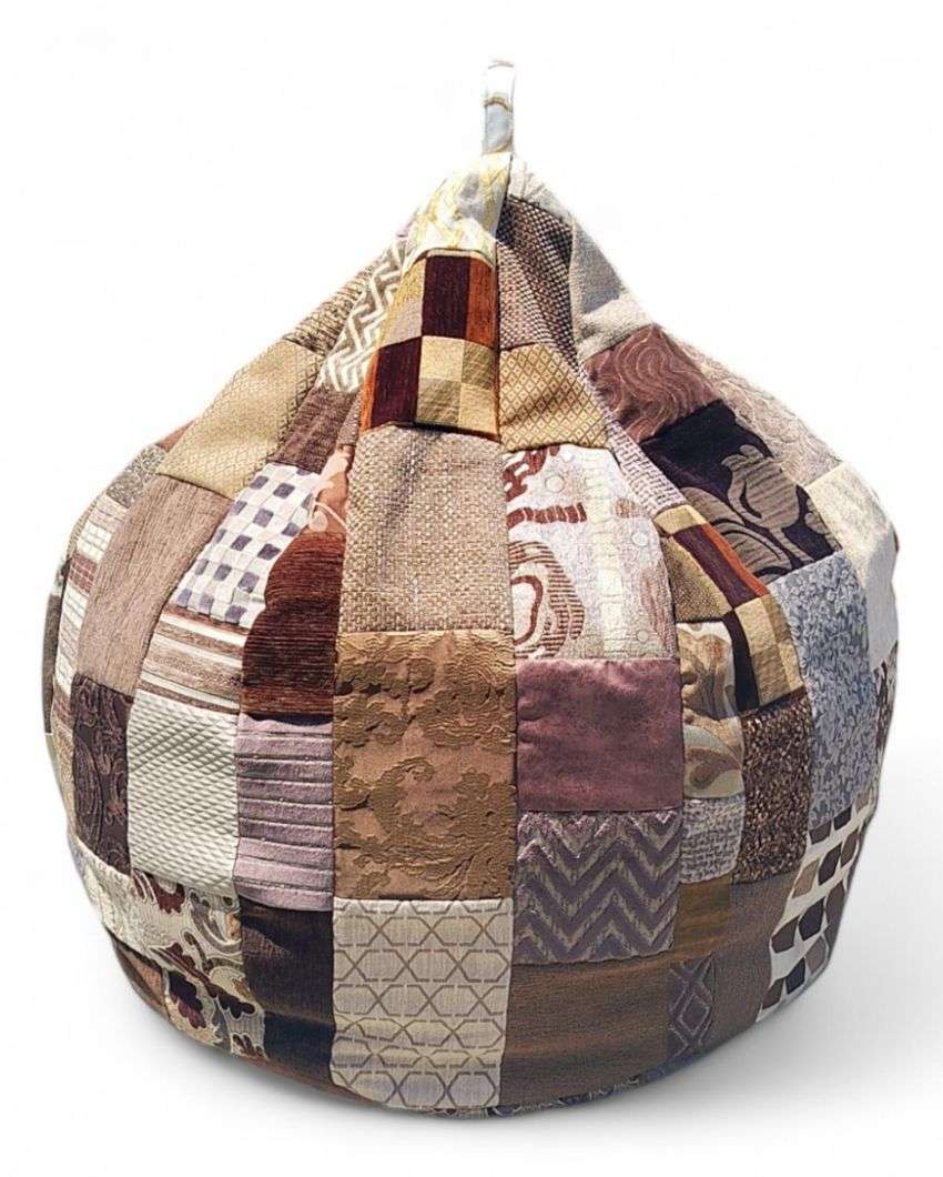 Classic Brown Range Beanbag | 47 x 38 inches