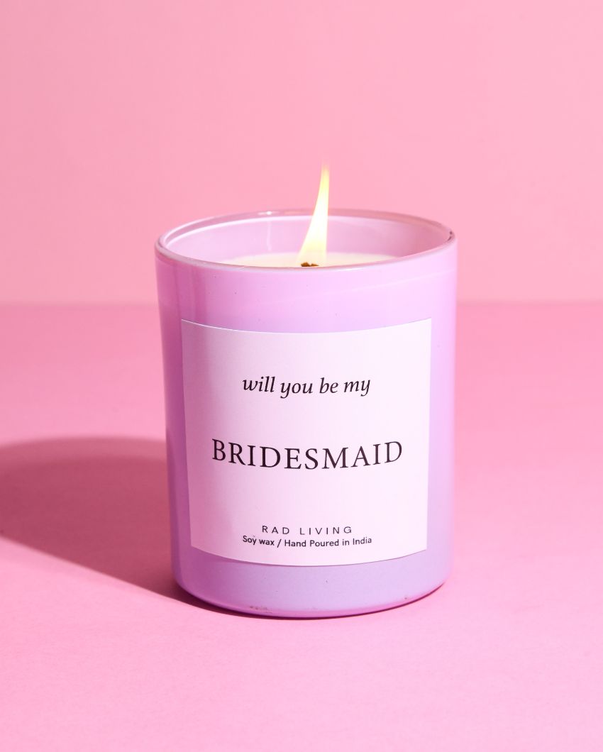 Bridesmaid | Red Apple, Wine & Plum Mix Scented Jar Candle | 7.62 x 7.62 cm / 3 x 3 inches