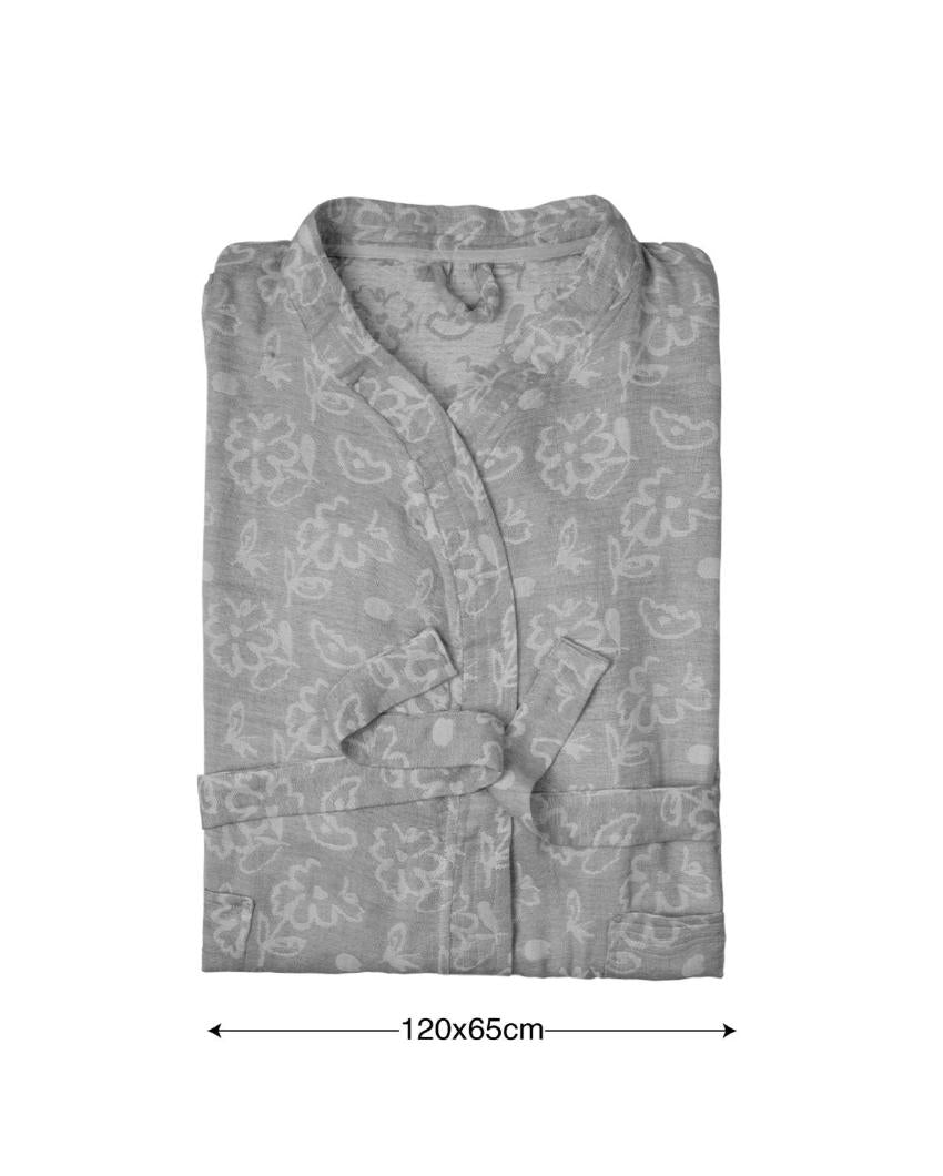 Luxurious Banana Jacquard Bath Robe | 50 x 30 inches