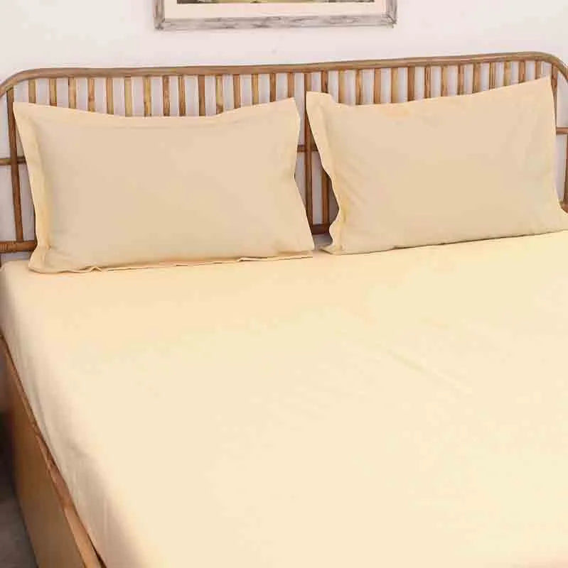 Beige Ginger King Bedsheet Set Default Title