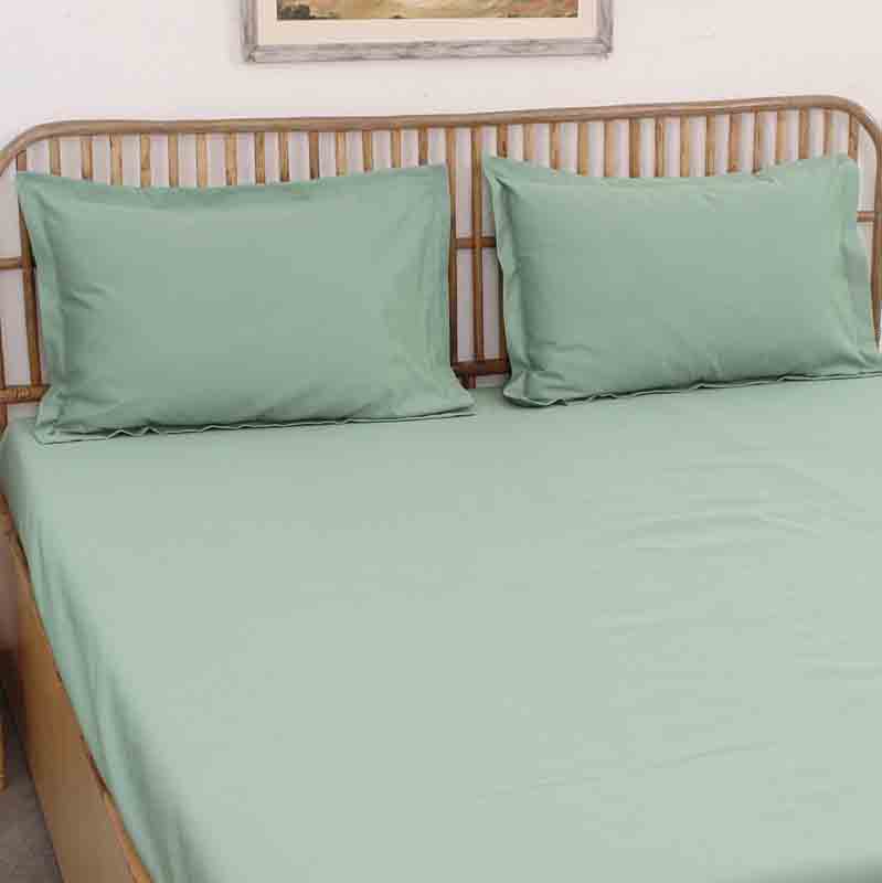 Green Sage King Bedsheet Set Default Title